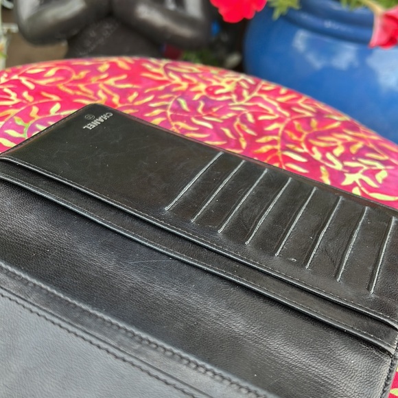 Chanel Camellia Floral Lamb Skin Wallet - Picture 12 of 17